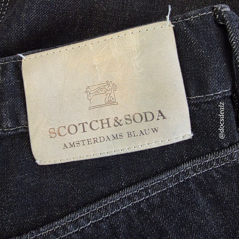 Scotch & Soda Jeans Dark Wash Men's 30 x 34 - Picture 4 of 7